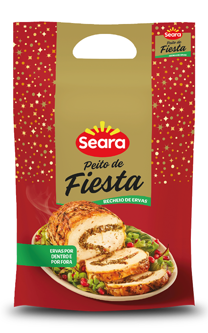 Peito de Fiesta Recheio de Ervas Congelado Ensacolado