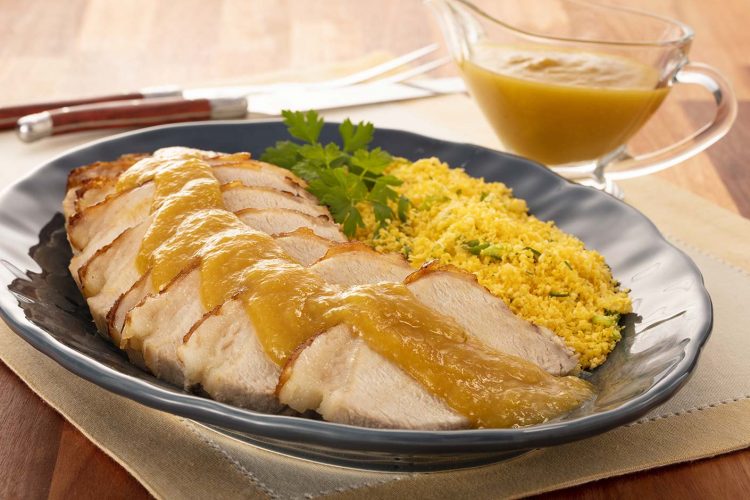 Lombo assado na margarina