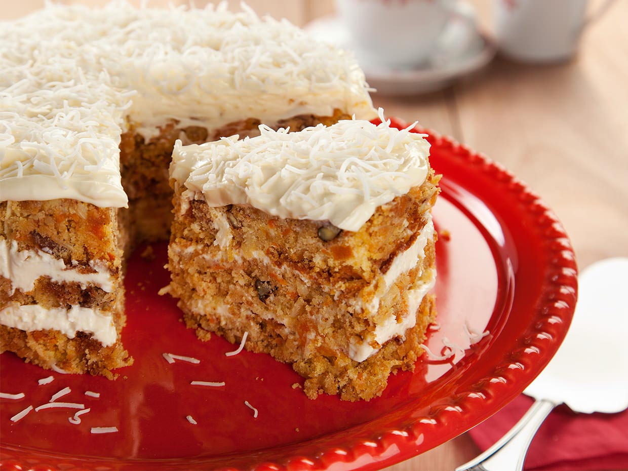 Bolo de Abóbora e Cenoura