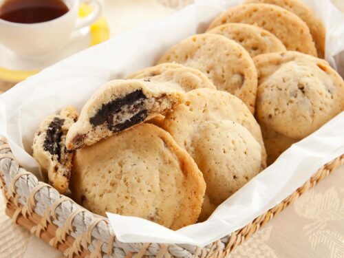 Crocantes Recheados de Biscoito de Chocolate
