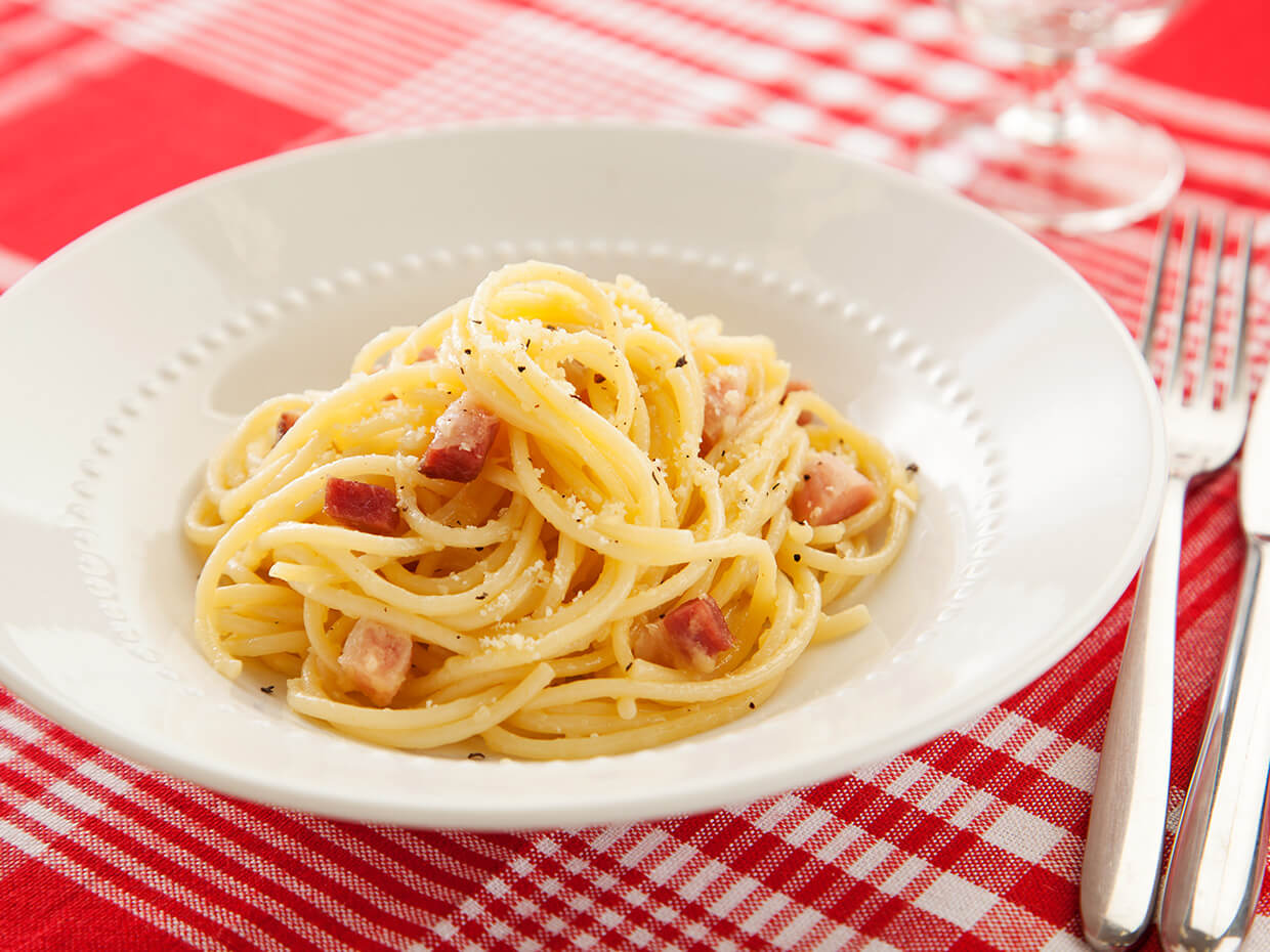 Espaguete a Carbonara