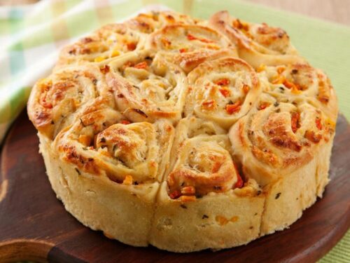 Rosca de Batata Doce e Queijo Branco