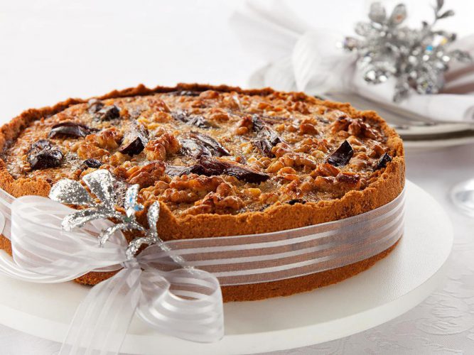 Torta de Tâmaras e Nozes