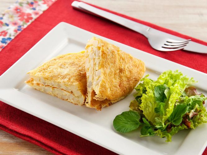 Omelete de Batatas à Espanhola