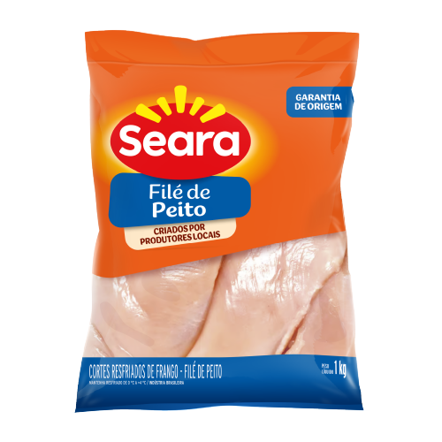 Filé de Peito Seara 1kg Filé de Peito Seara 1kg
