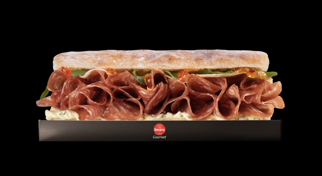 Panino Italiano de Salame Tipo Italiano Fatiado Seara Gourmet  