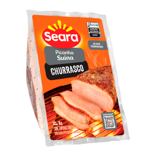Picanha Suína Temperada Churrasco Seara