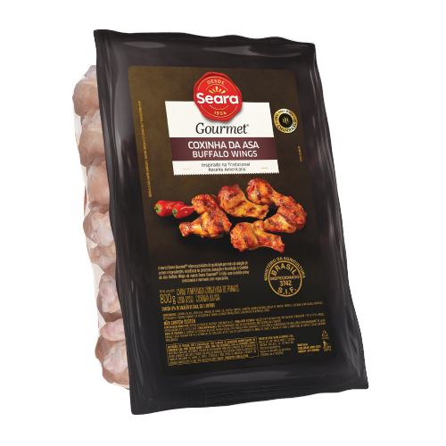 Coxinha da Asa Buffalo Wings Seara Gourmet 800g