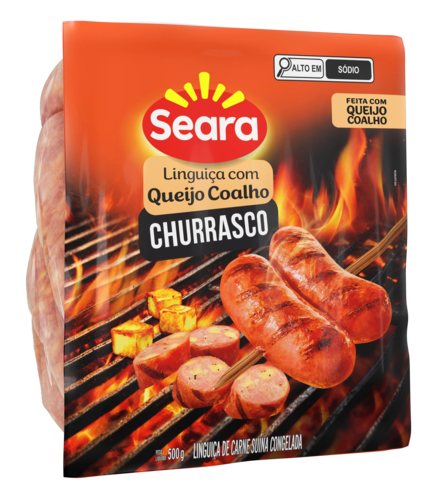 Linguiça com Queijo Coalho Seara 500g