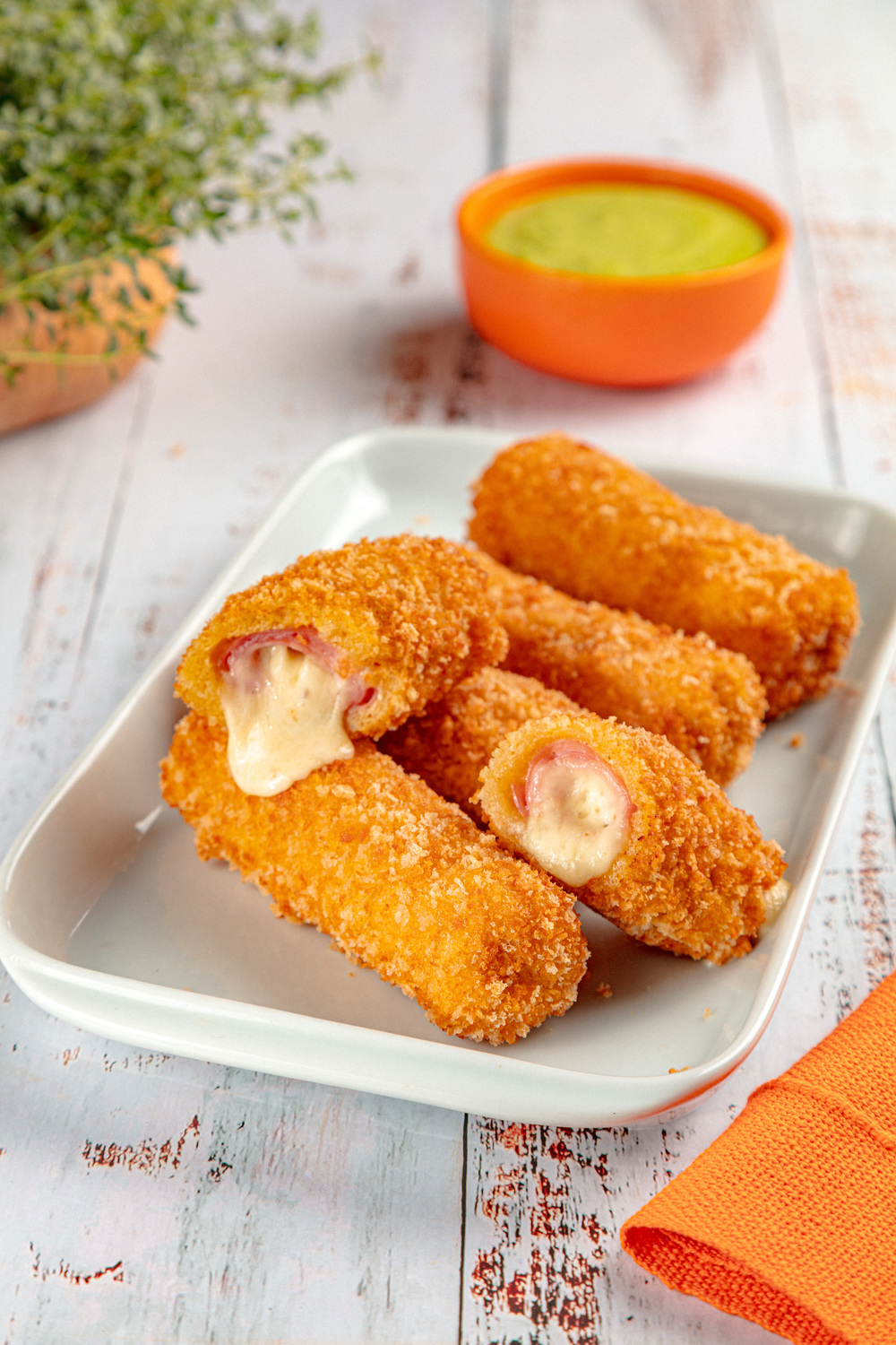Croquete de Presunto e Queijo