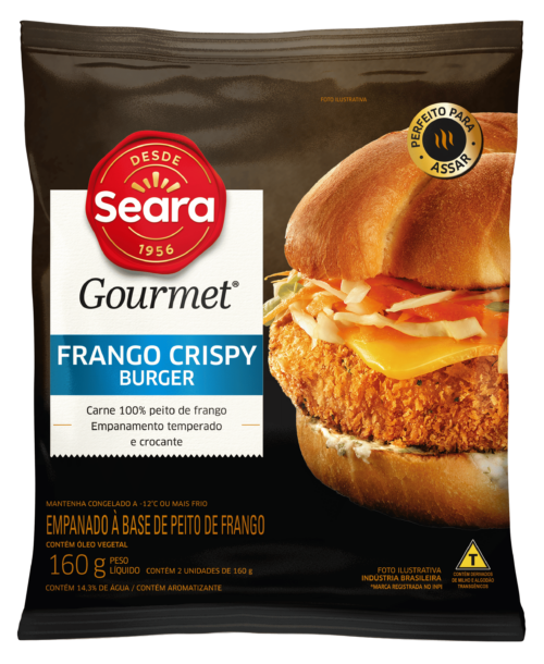 Frango Crispy Burger Seara Gourmet 160g