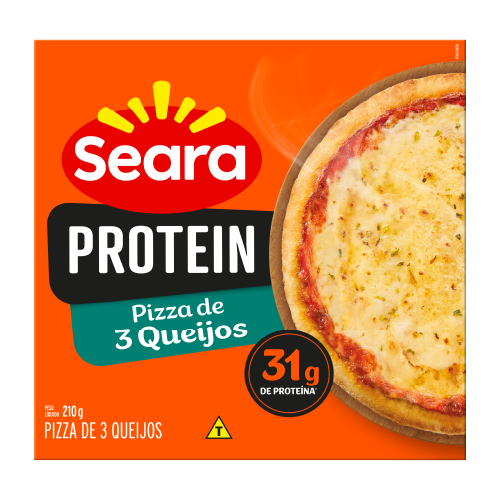 Pizza de 3 Queijos Seara Protein 210g