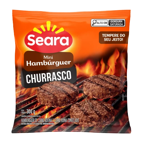 Mini Hambúrguer Seara Churrasco 300g