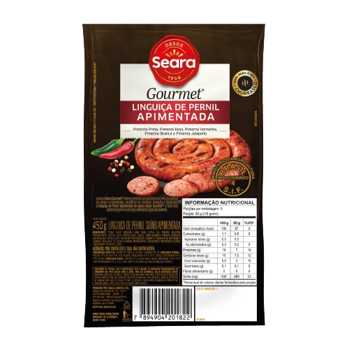Linguiça Apimentada Seara Gourmet 450g
