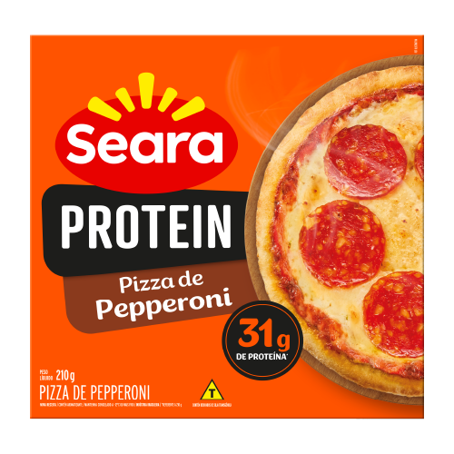 Pizza de Pepperoni Seara Protein 210g