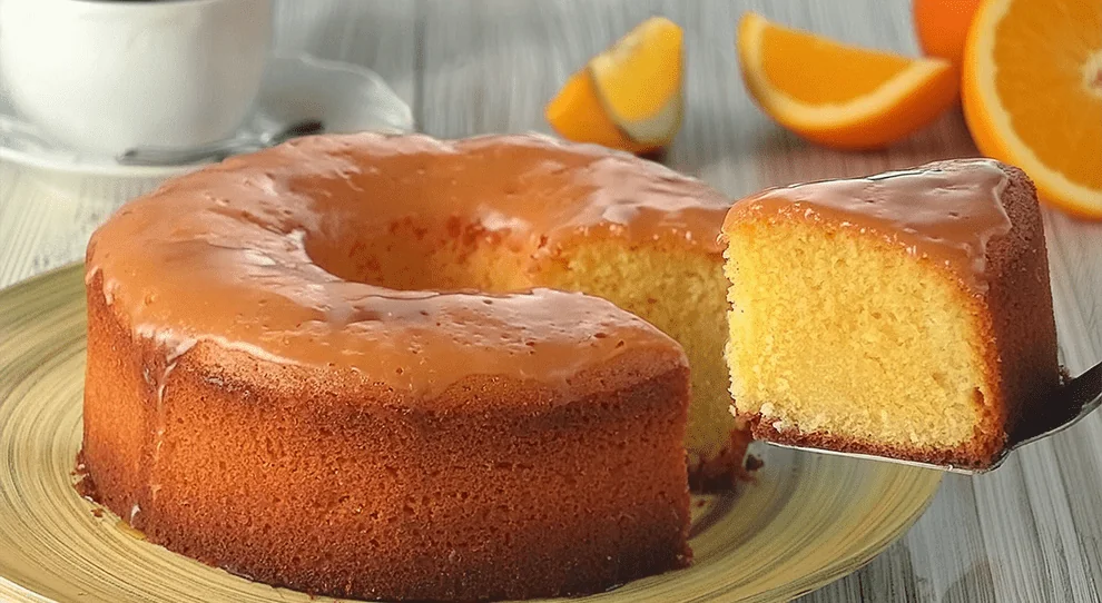 Bolo de Laranja Delicioso e Docinho